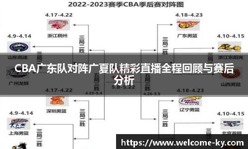 CBA广东队对阵广夏队精彩直播全程回顾与赛后分析