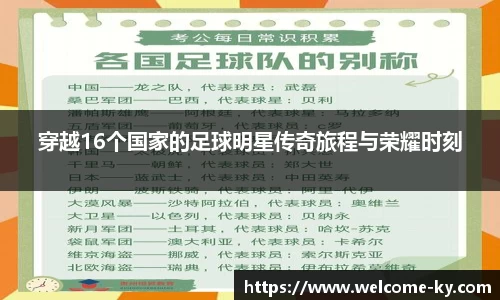 穿越16个国家的足球明星传奇旅程与荣耀时刻